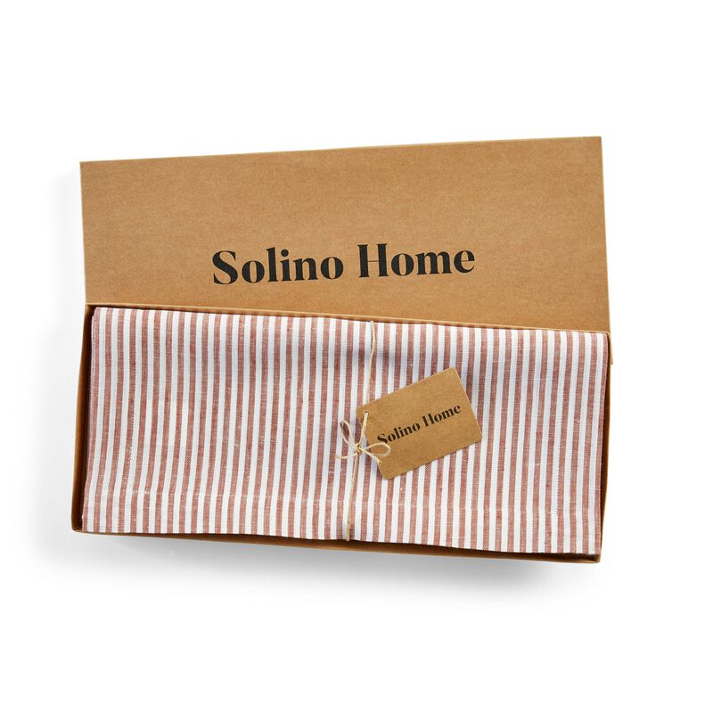 Linen Table Runner - Narrow Stripe image number 3