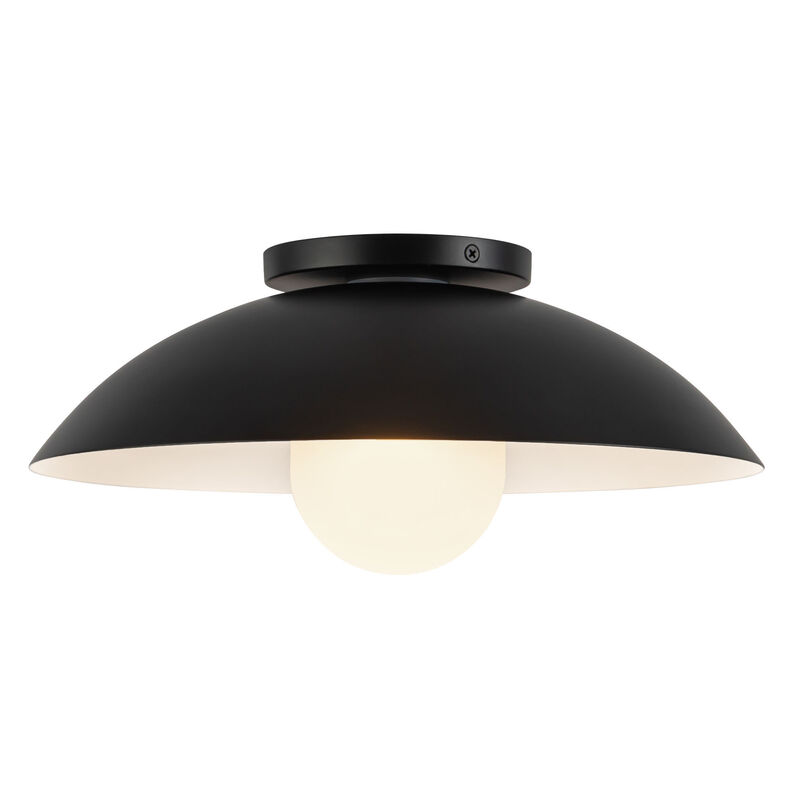 Umbra 14 in Semi Flush Mount with Glass Diffuser image number 0