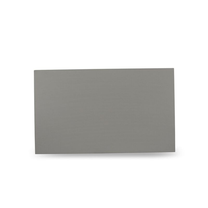 East West Furniture 1-Piece Dining Table with Rectangular Cement Table top and Linen White Wooden Legs Finish