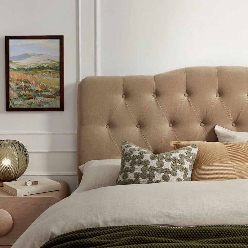 Annabel Premium Linen Blend Queen Headboard image number 7