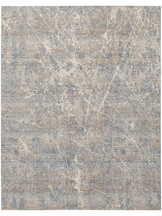 Exhale EXL02 Beige/Blue 7'10" x 9'10" Rug
