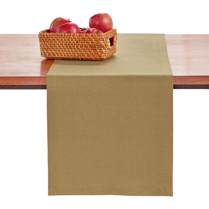 Solino Home 100% Pure Linen Table Runner - Diana