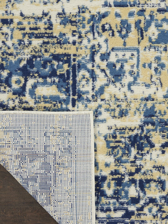 Grafix GRF14 White 3' x 5' Rug