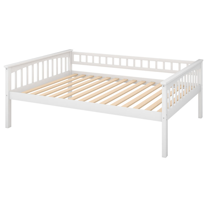 Whisen Full over Full Bunk Bed with Drawers, Convertible Beds - Gray