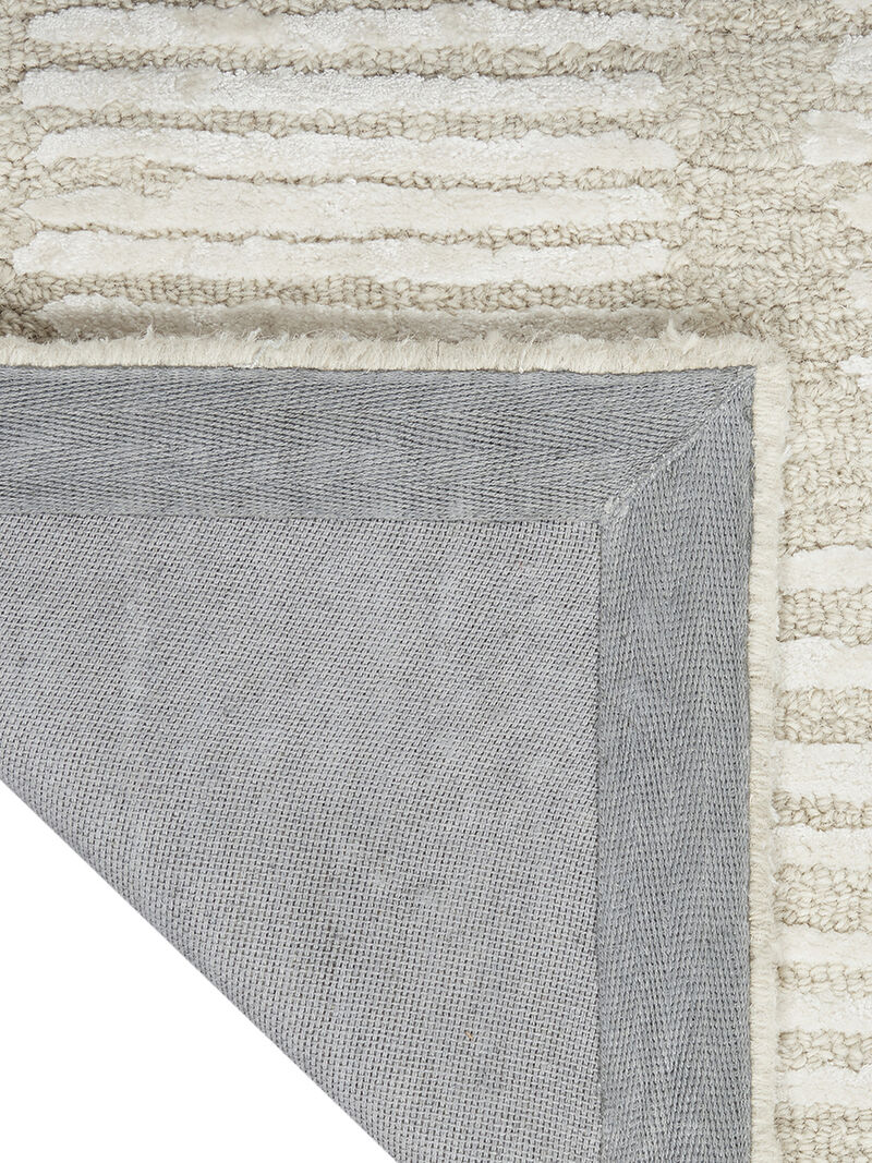 CK010 Linear LNR01 Ivory 2'3" x 8' Rug image number 1