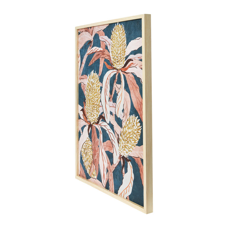 Floral Prints with Solid Wood Frame, Set of 2 image number 3