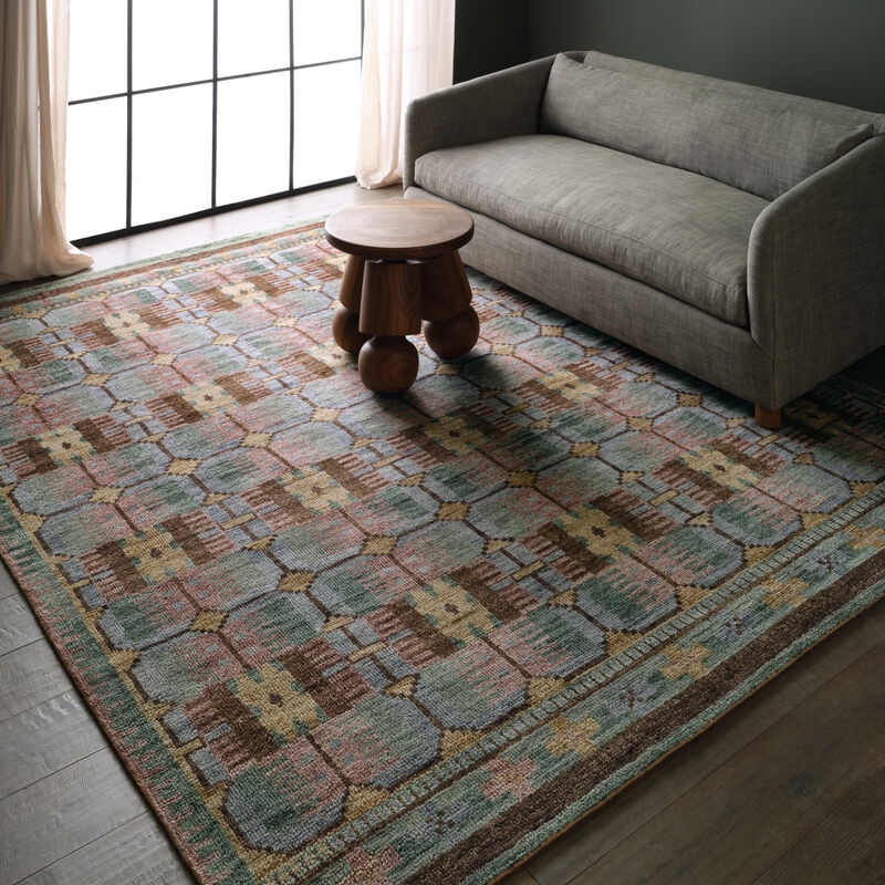 Hazan  Romy Sea Moss 3'X10' Runner Rug image number 6