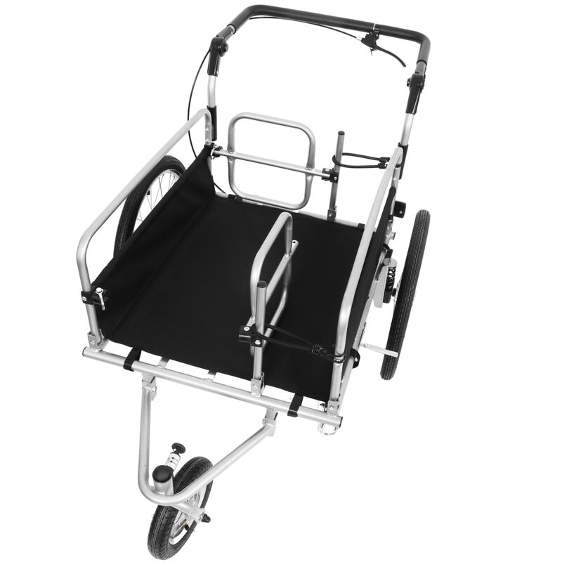 ELEMENT ACE 3-in-1 Heavy-Duty Bike Cargo Trailer E-Bike Compatible Convertible Stroller and Pull Cart with Suspension 110lb Capacity 20 Inch Wheels Included Accessories image number 9