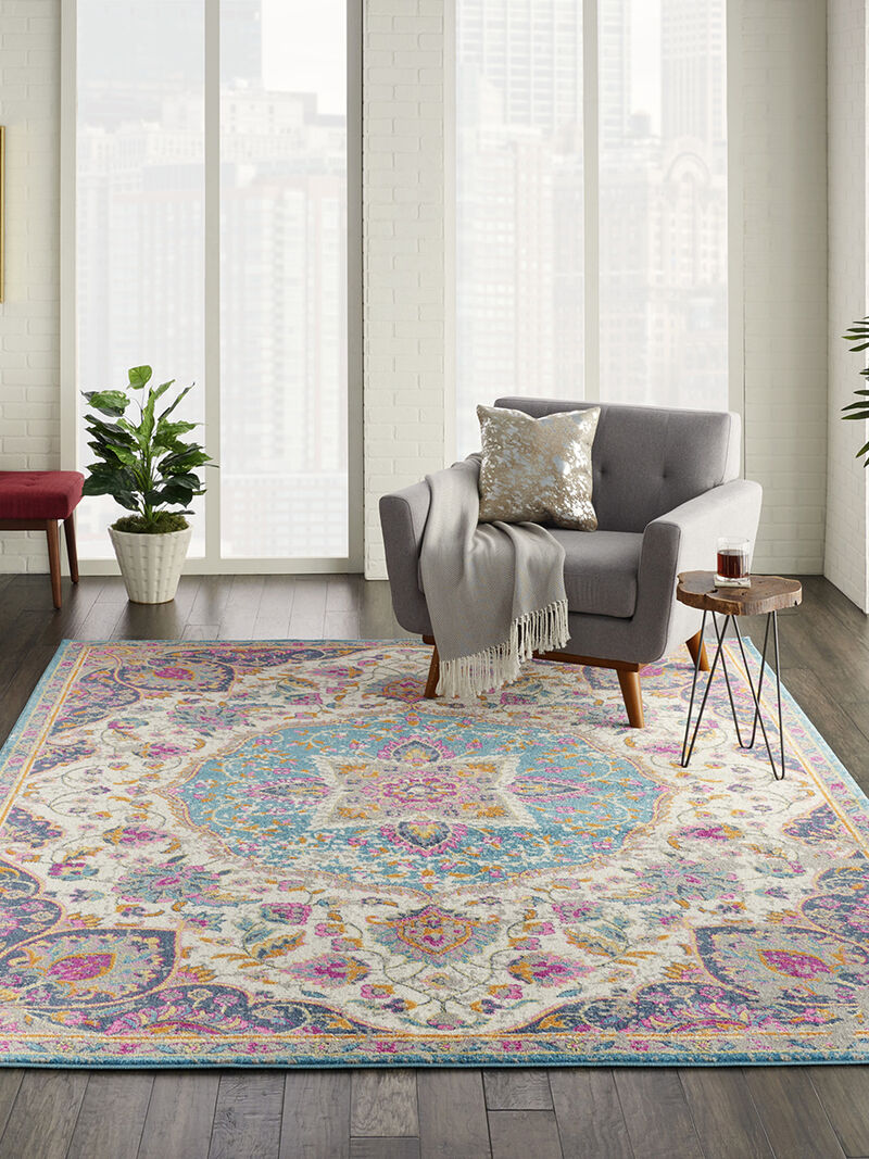 Passion PSN22 Ivory/Multicolor 8' x 10' Rug