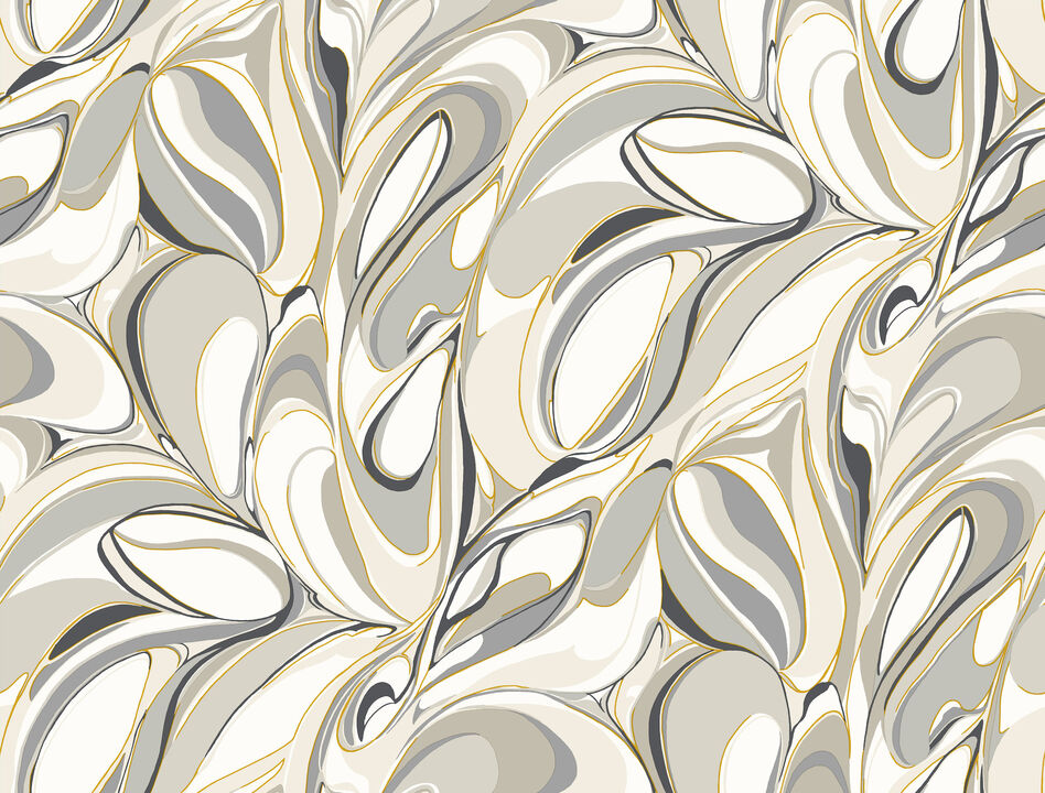 Achate Black & Grey Wallpaper