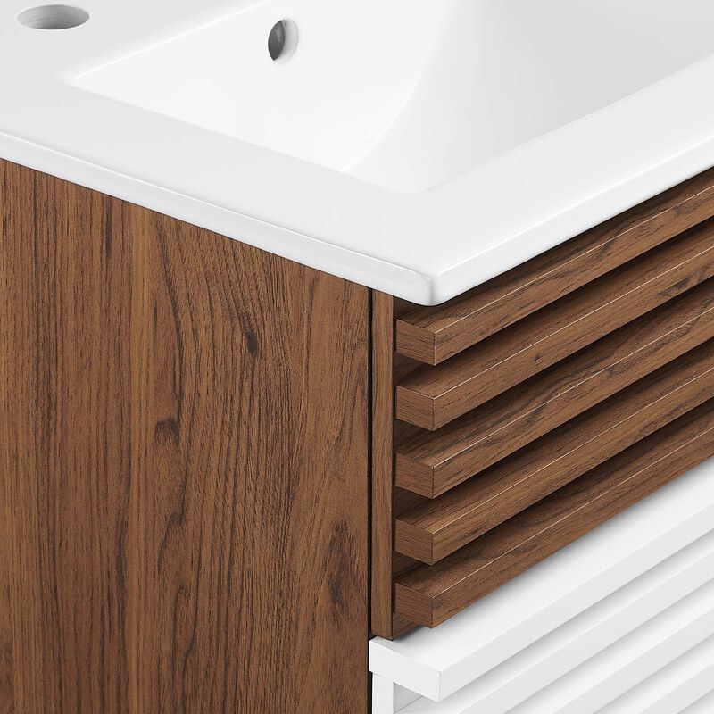 Render 18" Wall-Mount Bathroom Vanity image number 6