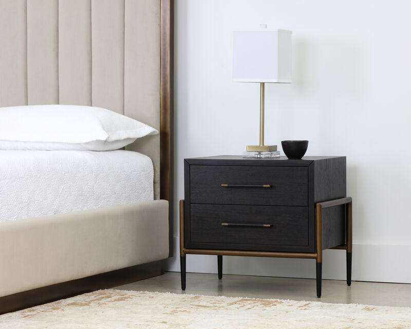 Weldrick Espresso Nightstand
