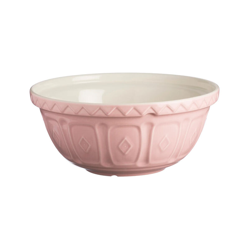 Mason Cash Color Mix Powder Pink Size 12 Mixing Bowl, 4.25 Quart