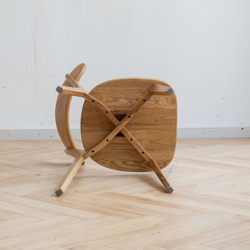 Streamdale Natural Oak Wooden Dining Chair image number 4