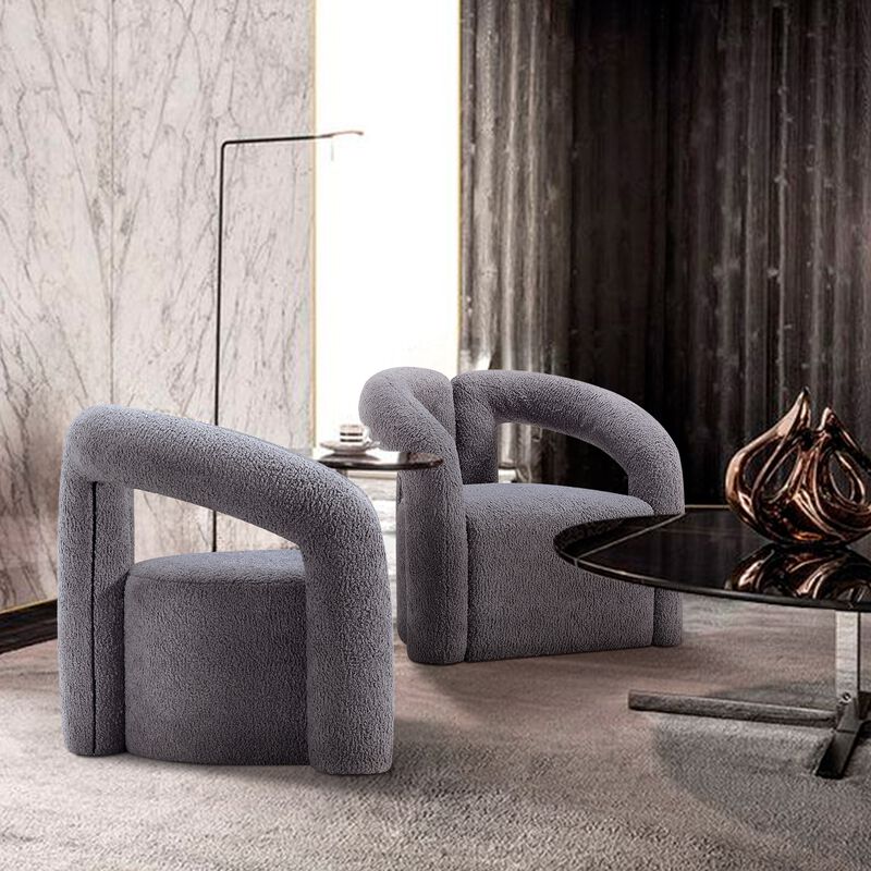 Darian Gray Accent Chairs (Set of 2)