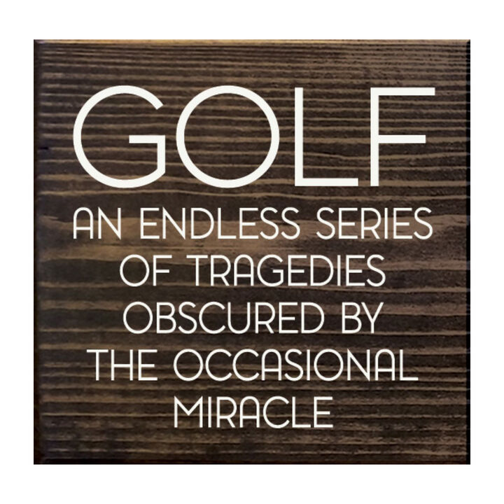 Golf Funny Wooden Sign Rustic Golf Wall Decor Gift for Golf Lovers