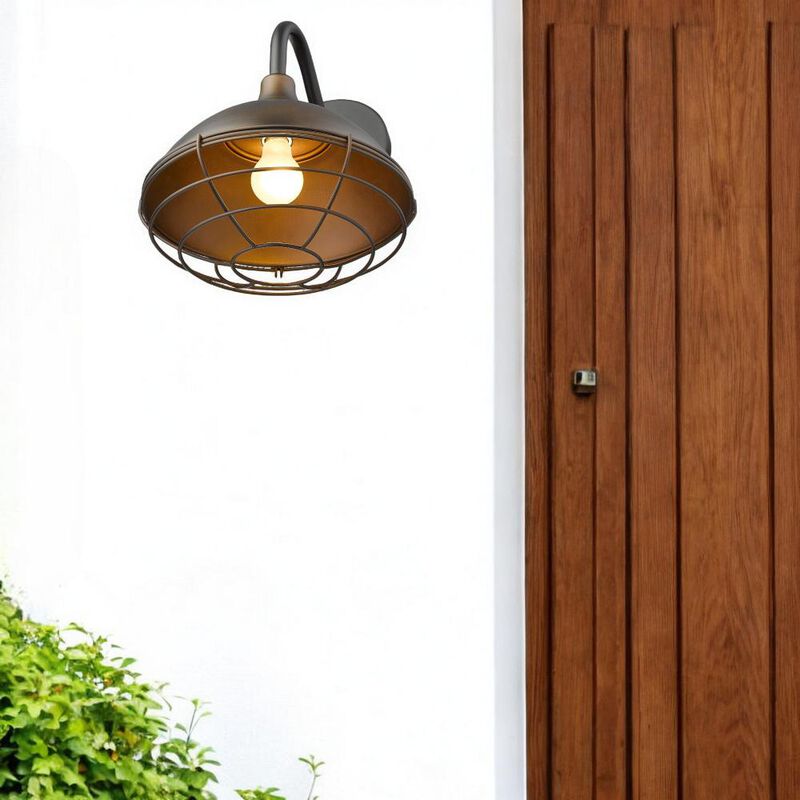 Hivvago Afton 1-Light Oil-Rubbed Bronze Wall Light