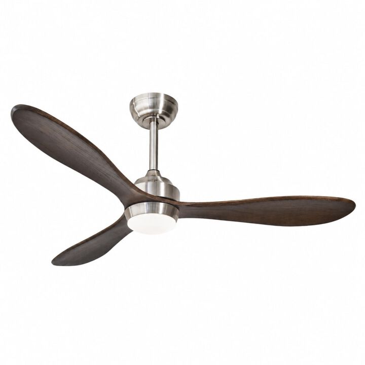 ELEMENT ACE 52 Inch Quiet Reversible DC Motor Ceiling Fan with Lights and Remote Control, 6 Speed Levels for Patio, Living Room, Bedroom, Hallway and Farmhouse Use