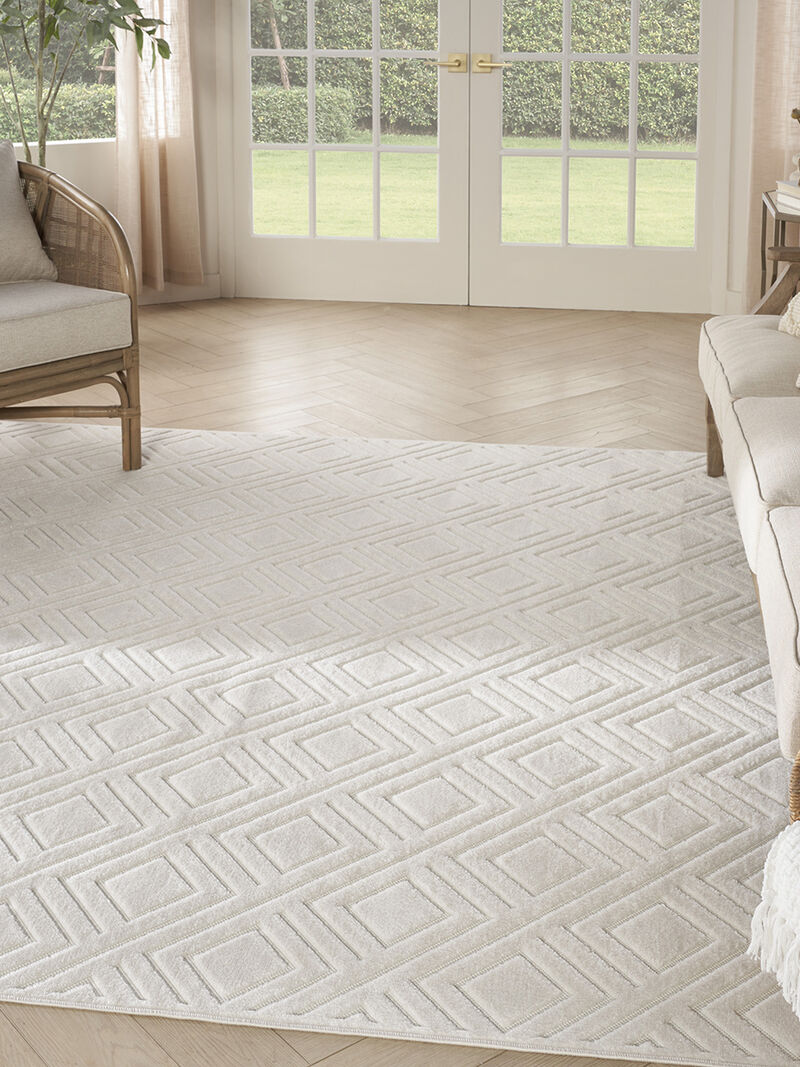 Care Free CAF03 Ivory 7'10" x 9'10" Rug