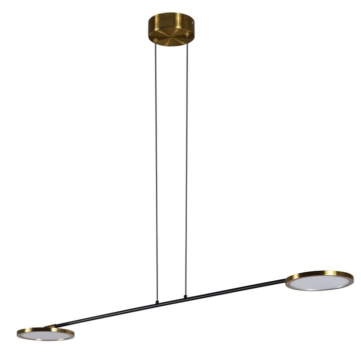 VONN Lighting Integrated LED Height Adjustable Linear Pendant Light