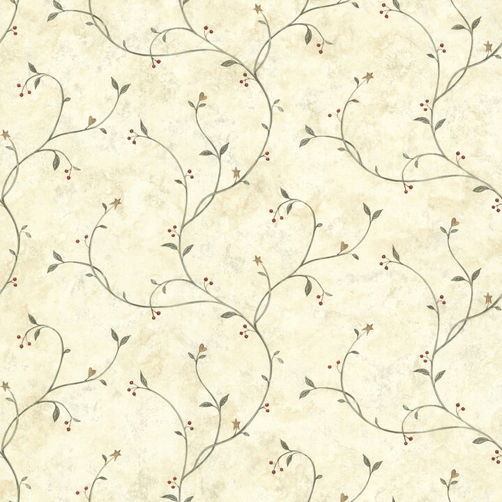 Kurt Beige Tin Star Trail Wallpaper (Set of 2)