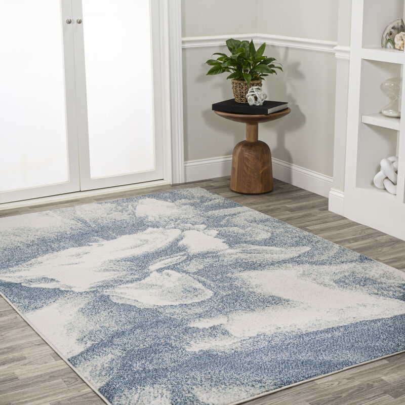 Petalo Abstract Two Tone Modern Area Rug