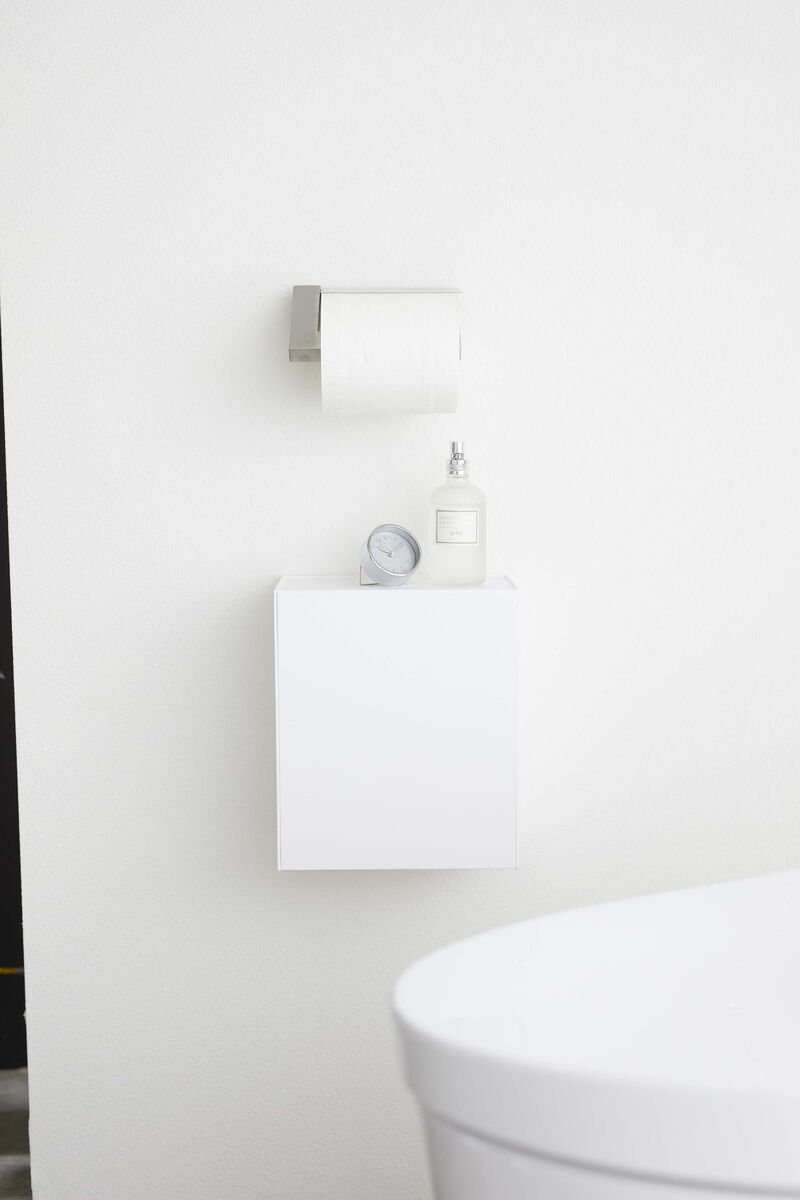 Wall-Mount Storage or Trash Bin