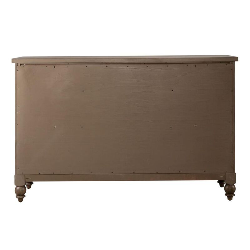 Liberty Furniture Americana Farmhouse 9 Drawer Dresser, Black in Dusty Taupe image number 3