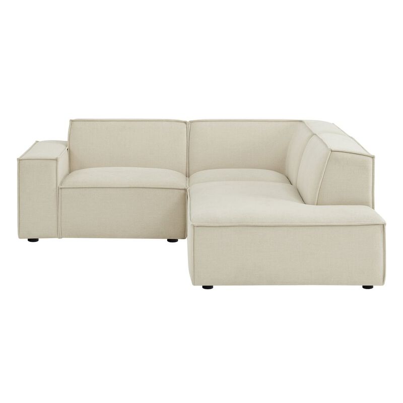 Restore 3-Piece Performance Fabric Upholstered Modular L-Shaped Sectional Sofa image number 5