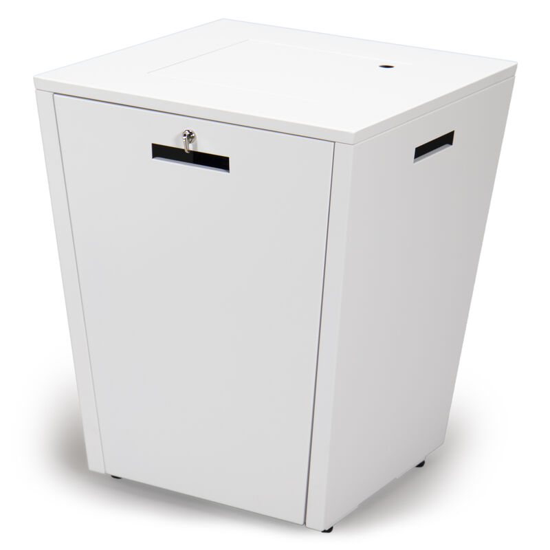 LeisureMod Marlin Modern Aluminum Outdoor Patio Chaise Lounge Chair in White Frame Set of 2 with Square Fire Pit Side Table