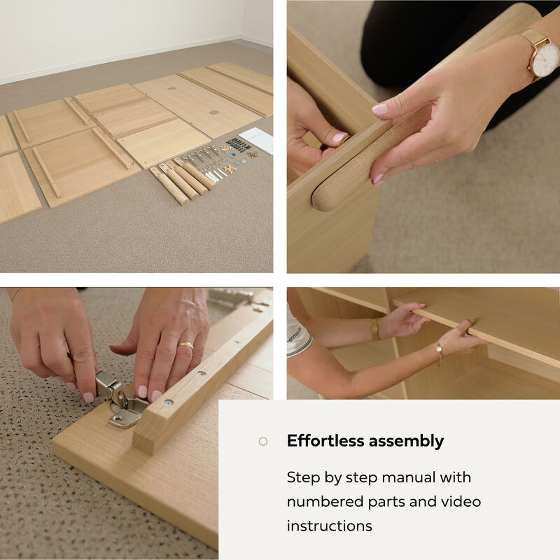 BLOOM Designer Sideboard Featuring Handcrafted Doors