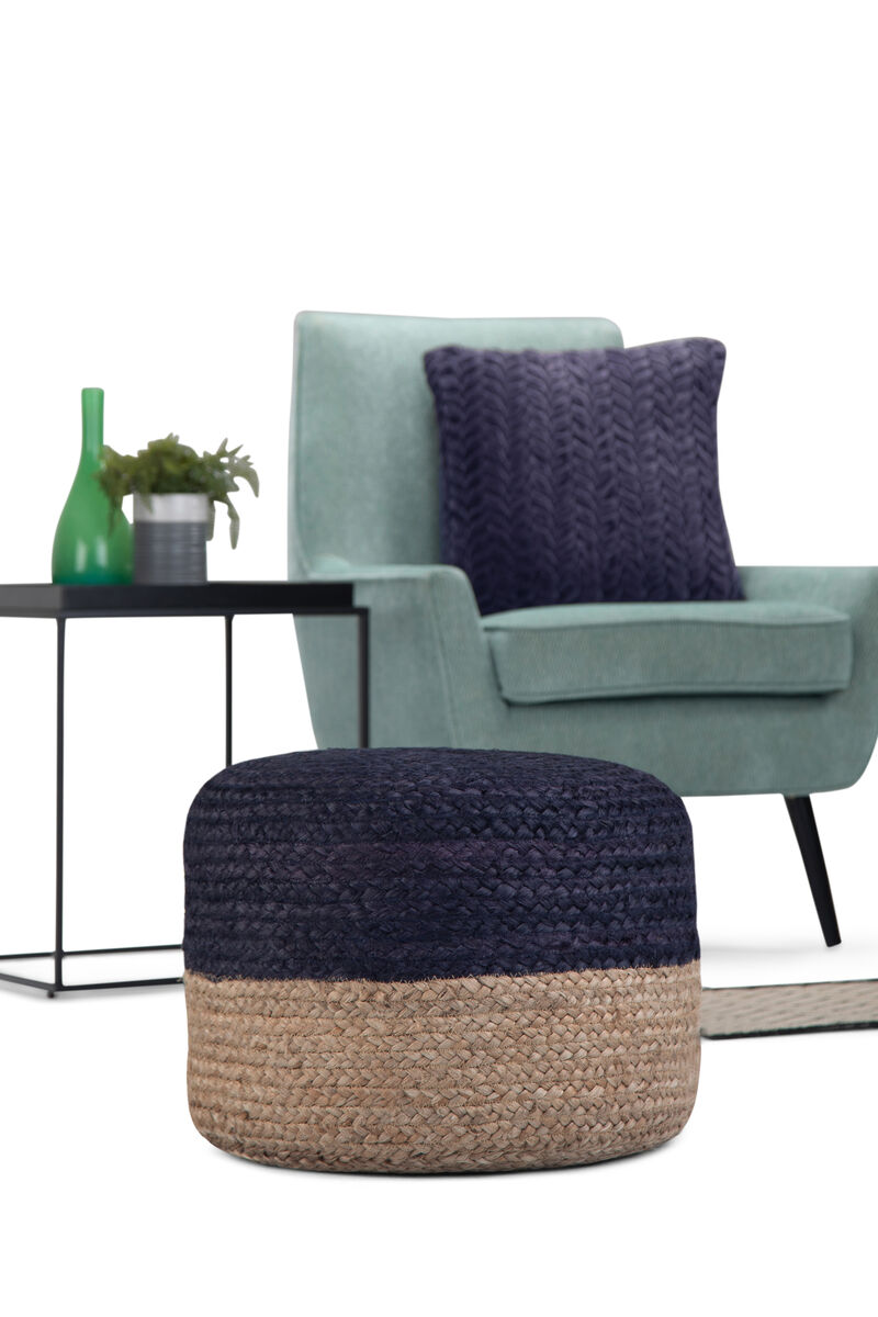Simpli Home Lydia Round Pouf image number 2