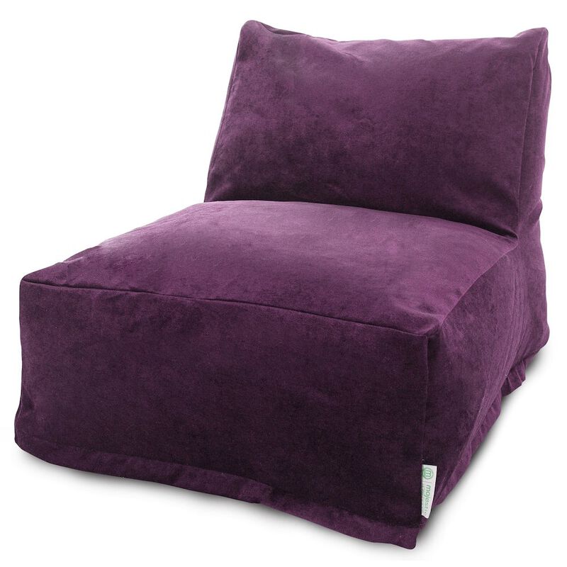 Majestic Home Goods Chair Lounger Villa Aubergine