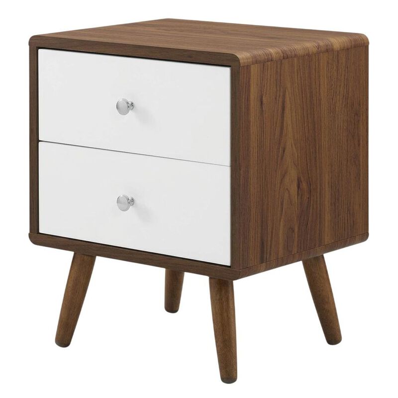 Nightstand with 2 Drawers and Compact Design image number 0
