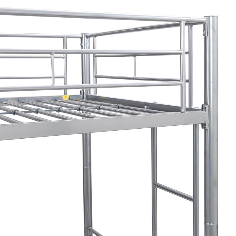 Merax Twin Over Twin Bunk Bed with Sturdy Steel Frame