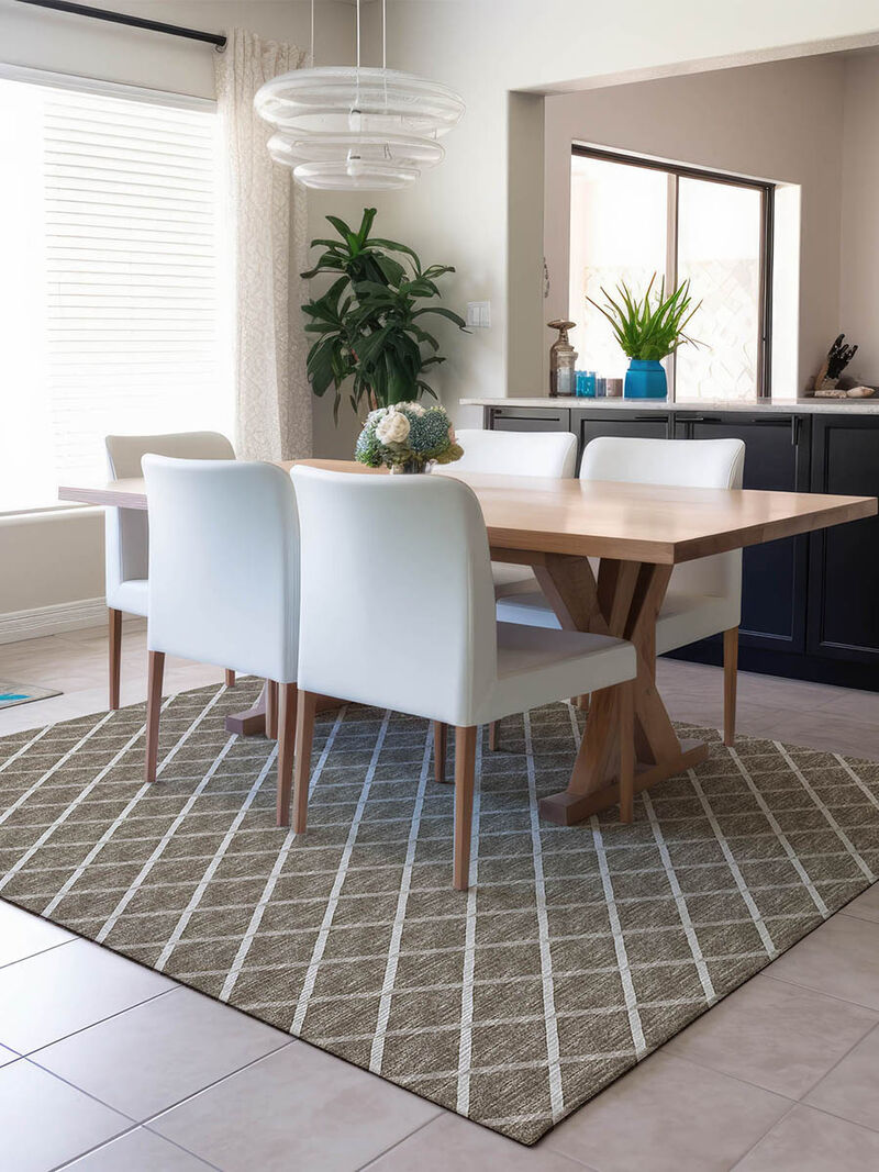 York YO1 Taupe 3' x 5' Rug