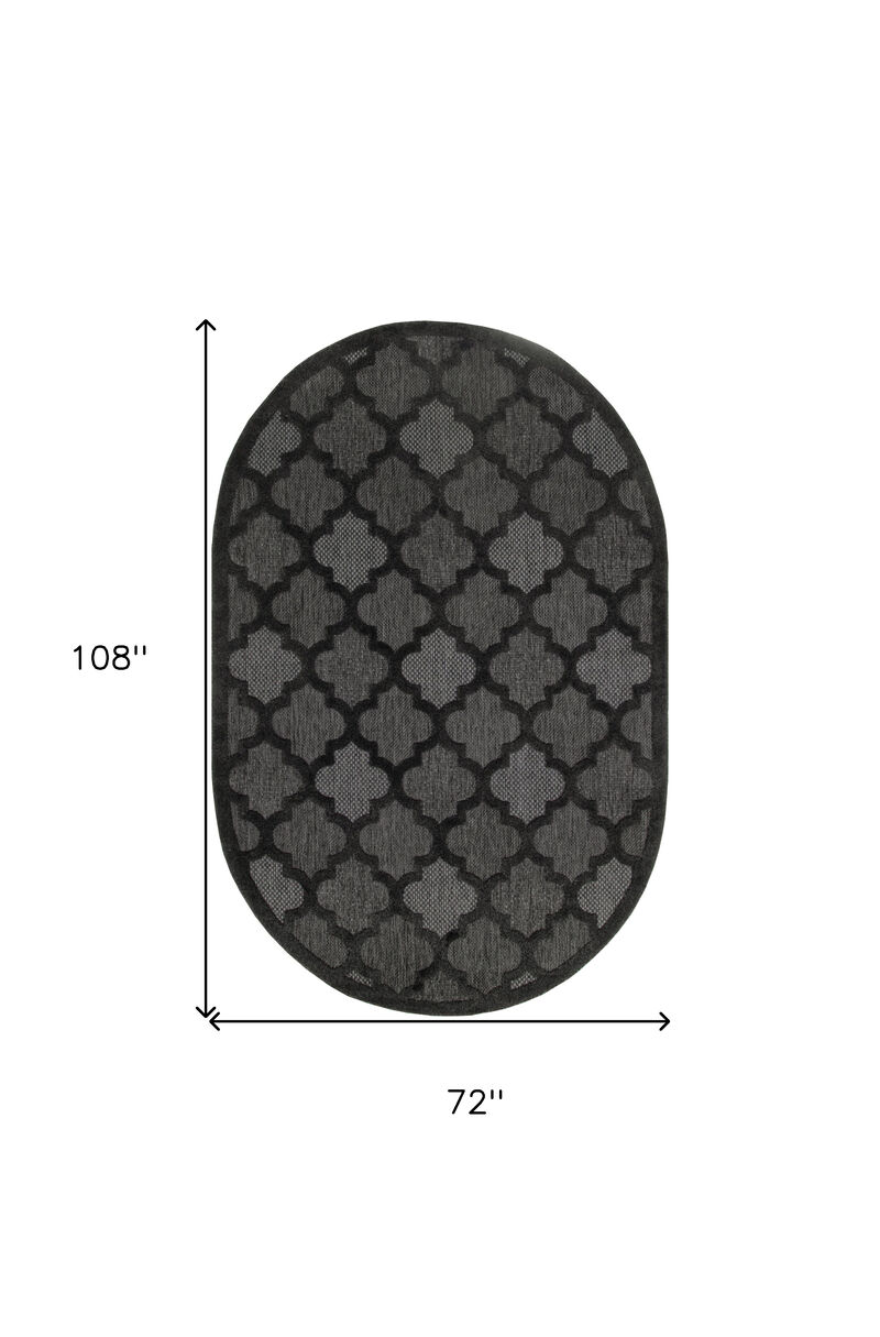 HomeRoots Trellis Indoor Outdoor Area Rug image number 3