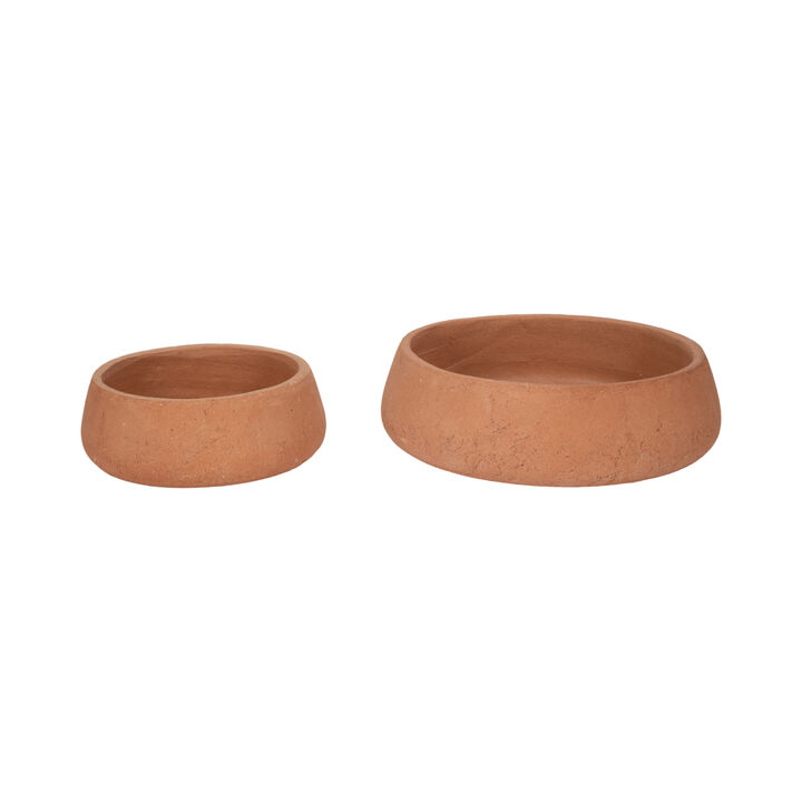 S/2 10/14" Bowls, Natural