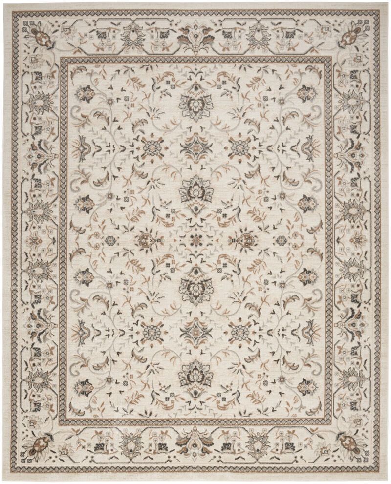 Floral Distressed Area Rug image number 0