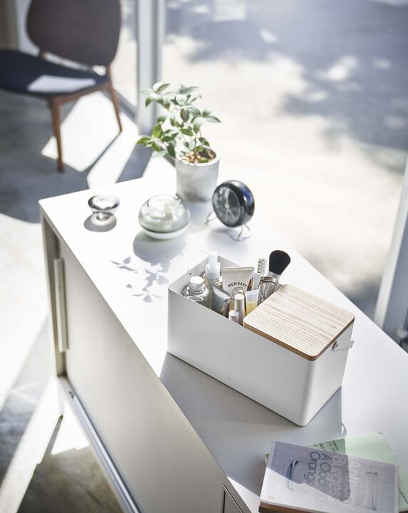 Makeup Organizer with Mirror