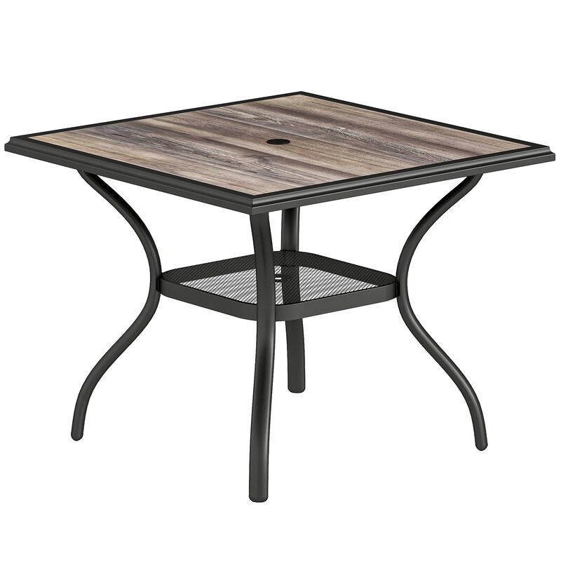 Hivvago 37" Square Patio Dining Table for 4 image number 0
