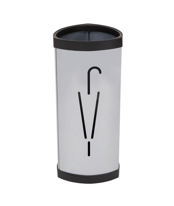 Tria umbrella stand - Oval - Silver grey