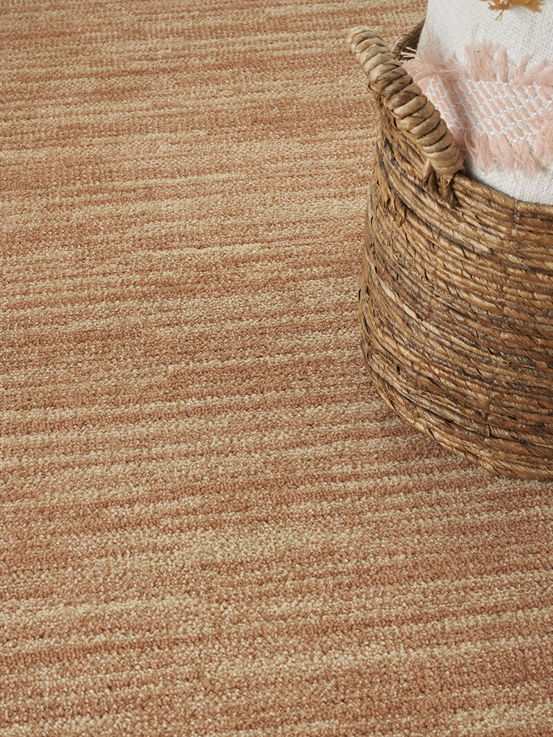 Nourison Essentials NRE01 Rust 9' x Square Rug image number 7
