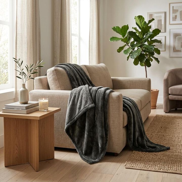 Fleece Plush Throw Blanket
