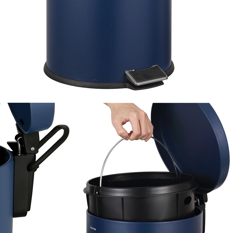 Oscar 8-Gallon Step-Open Trash Can with FREE Mini Trash Can