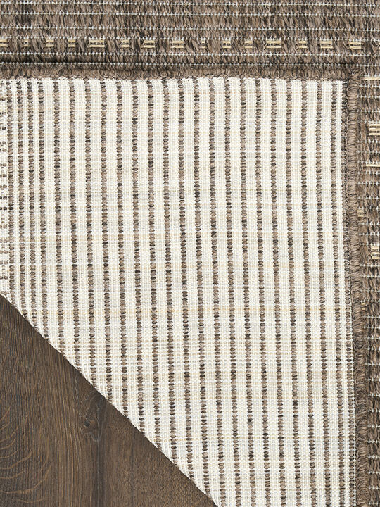 Tulum TLM01 Brown 6' x 9' Rug