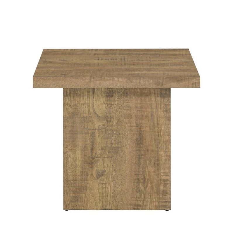 Simple Relax Square Engineered Wood End Table in Mango image number 0