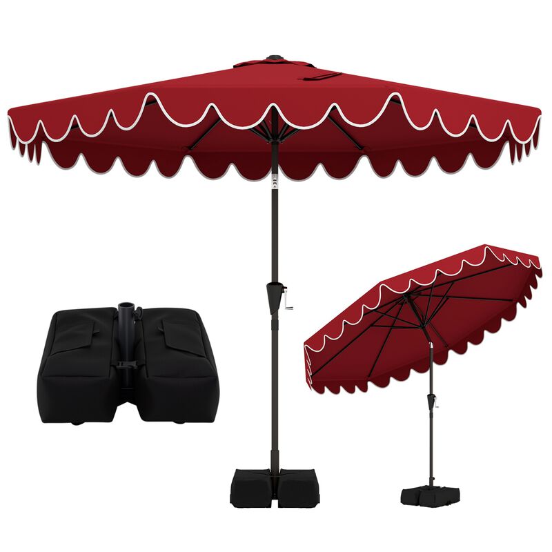 atleisure 9 solar patio umbrella with firefly led lights Amazon.com : 9' Round Patio Umbrella with 32 Solar Powered LED Lights,  Push-Button Tilt and Hand Crank Lift, Solar Umbrella in Navy for Porch,  Deck, and Patio by Sun-Ray : Patio, Lawn