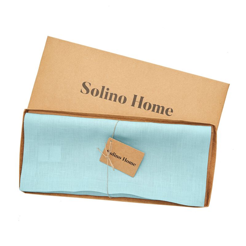 Solino Home 100% Pure Linen Table Runner - Fete