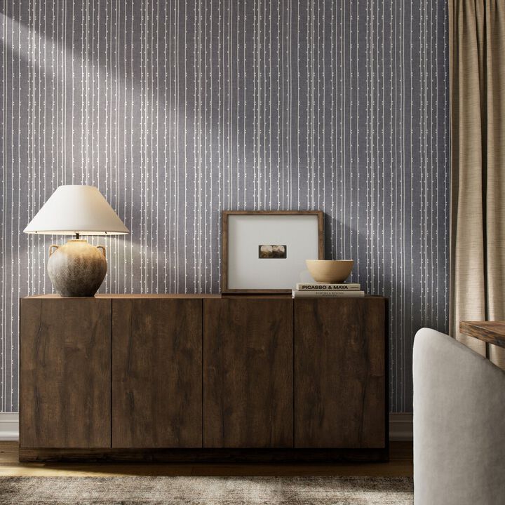 Lin Tic Wallpaper by FH Art Studio - Lin Tic Charcoal